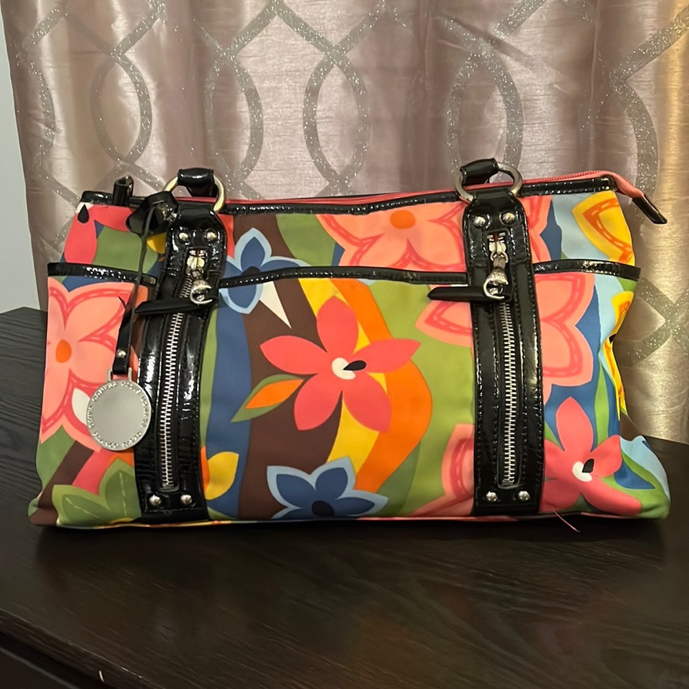 Frank Sarto floral tote